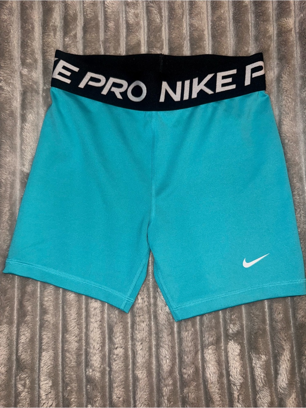 Nike Teal Bike Shorts Big Kids XL
